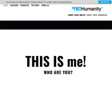 Tablet Screenshot of mehumanity.com